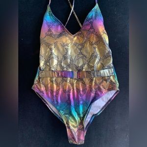 Matte Collection Snakeskin One Piece